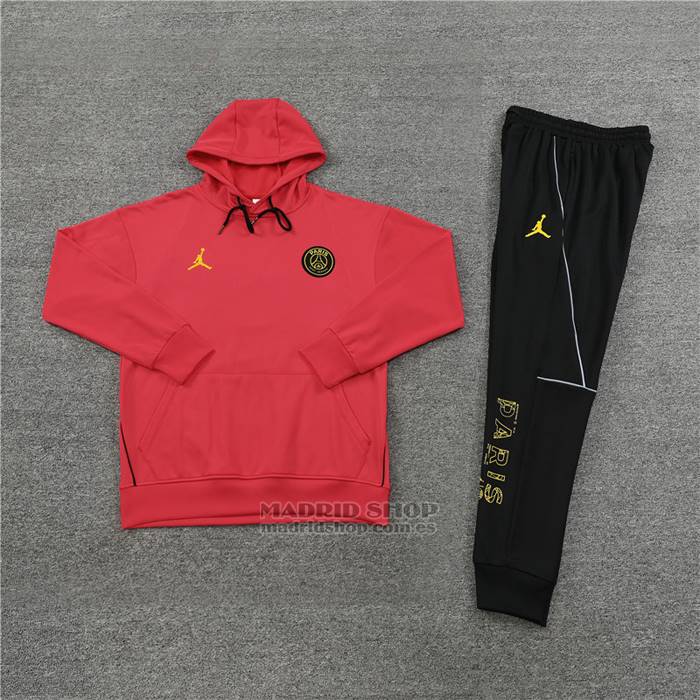 Chandal con Capucha del Paris Saint-Germain Jordan Nino 2023 Rojo